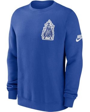 Nike Duke Legacy College Pullover Crew - Blue