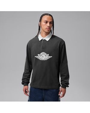 Nike Flight Essentials Rugby Top - Gray