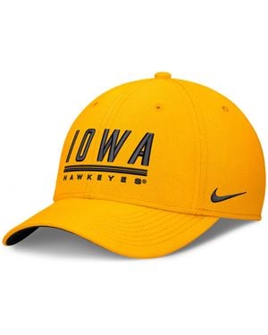 Nike Iowa Sideline Rise Dri-Fit College Hat - Yellow