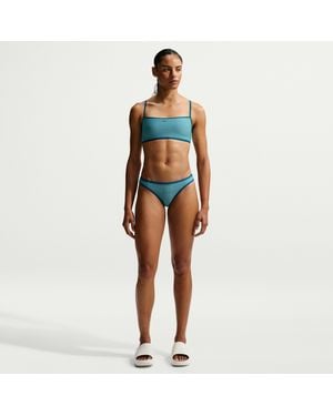 Nike Swim Ripple Texture Hipster Bikini Bottom - Green