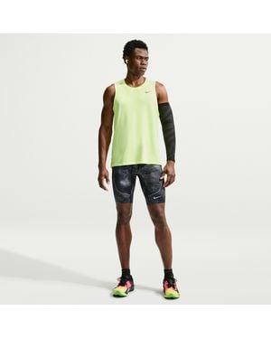 Nike Stride Dri-Fit Running 1/2-Length Tights - Green