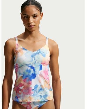 Nike Swim V-Neck Tank Topini - Blue