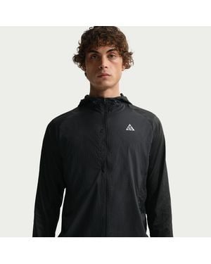 Nike Acg "Aireez" Trail Running Jacket - Black