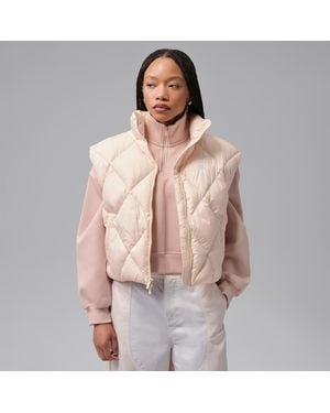 Nike Brooklyn Therma-Fit Quilted Puffer Vest - Brown
