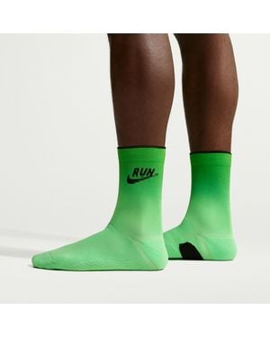 Nike Run Midweight Running Crew Socks (1 Pair) - Green