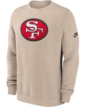 Nike San Francisco 49Ers Rewind Club Nfl Pullover Crew - Pink