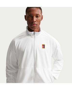 Nike Court Heritage Tennis Jacket - White