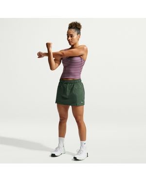 Nike One Dri-Fit 2-In-1 Woven Skort - Green