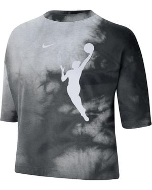 Nike Team 13 Wnba Boxy Crew-Neck T-Shirt - Gray