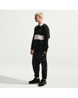 Nike Club Fleece Cuffed Pants - Black