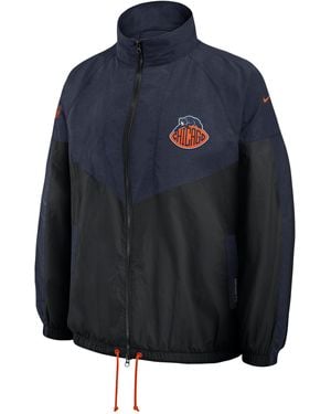 Nike Chicago Bears Rivalries Collection Nfl Oversized Full-Zip Jacket - Blue