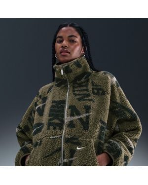 Nike Sportswear High-Pile Fleece Jacket - Green