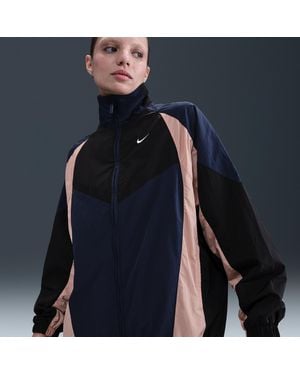 Nike Sportswear Oversized Trainingsjack Voor - Blauw