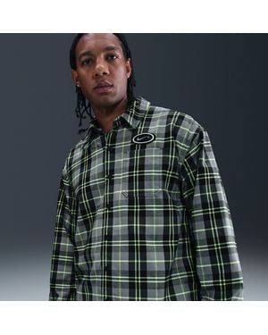 Nike Sb X Eric Koston Skate Flannel - Gray