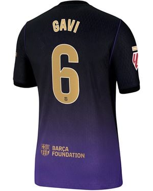 Nike Gavi Barcelona 2026/27 Match Away Kobe Aero-Fit Soccer Jersey - Blue
