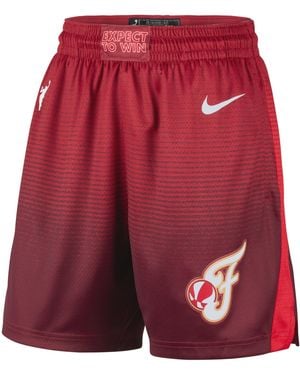 Nike Indiana Fever Dri-Fit Wnba Victory Shorts - Red