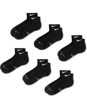 Nike Everyday Elevated Low Socks (6 Pairs) - Black
