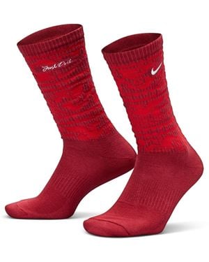 Nike Everyday Plus "Lunar New Year" Cushioned Crew Socks (1 Pair) - Red