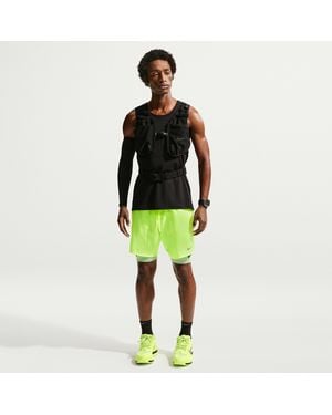 Nike Stride Dri-Fit 7" Brief-Lined Running Shorts - Green