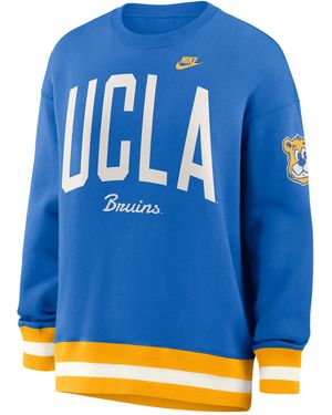 Nike Ucla Legacy Nike College Pullover Crew - Blue