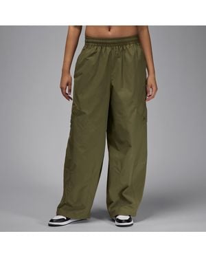 Nike Pantaloni Paracadute Flight Chicago – Donna - Verde