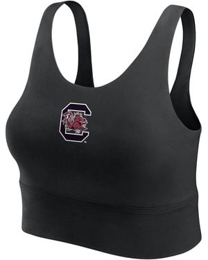 Nike South Carolina Performance Longline Dri-Fit Non-Padded Scoop Bra - Black