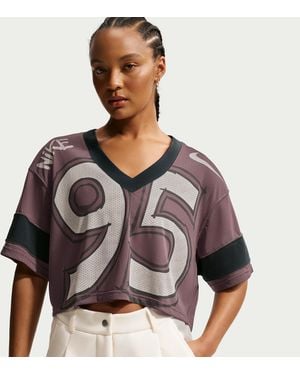 Nike Sportswear Oversized Cropped Jersey - Gray