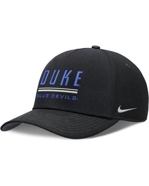 Nike Duke Sideline Practice Rise Dri-Fit College Adjustable Hat - Blue