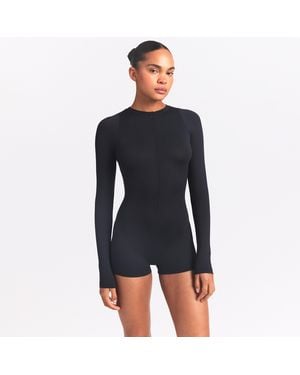 Nike Skims Airy Long-Sleeve One-Piece - Black