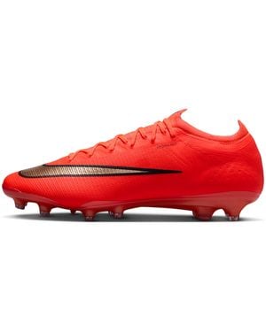 Nike Mercurial Vapor 17 Elite Artificial-Grass Low-Top Soccer Cleats - Red