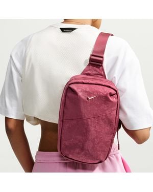 Nike Aura Floral Crossbody Bag (5L) - Red
