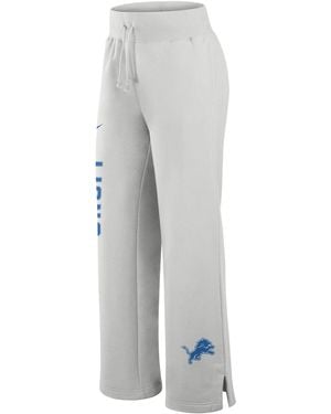 Nike Detroit Lions Primetime Phoenix Wide-Leg Nfl Sweatpants - Gray