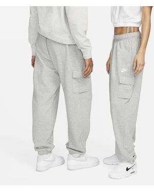 Nike cargo sweatpants in gray hotsell