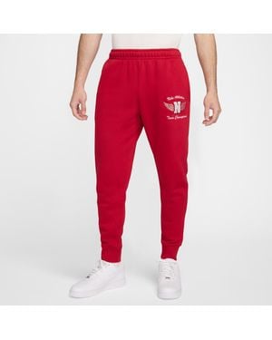 Nike Sportswear Club Fleece Jogger Pants - Red