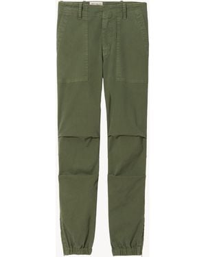 Nili Lotan Cropped Military Pant - Blue