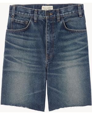 Nili Lotan Russel Denim Short - Blue