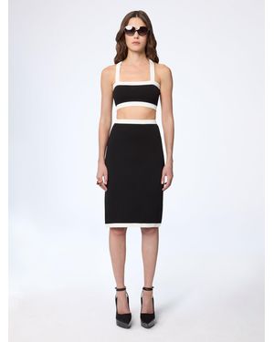 Nina Ricci Midi Knit Skirt - White