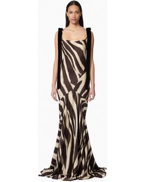 Nina Ricci Mermaid Satin Dress - White