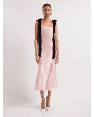 Nina Ricci Mermaid Satin Dress - Pink