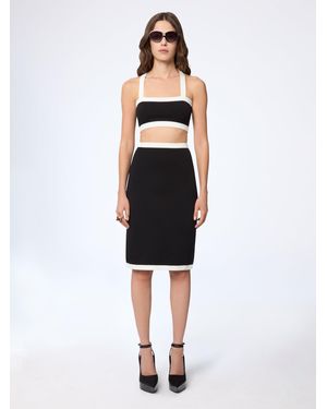 Nina Ricci Bralette Knit Top - White