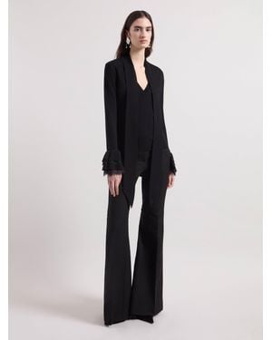 Nina Ricci Jacquard Tailoring Pants - Blue