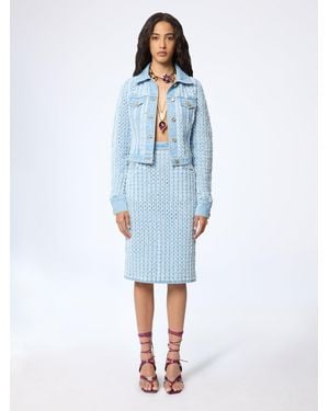 Nina Ricci Denim Trucker Jacket - Blue