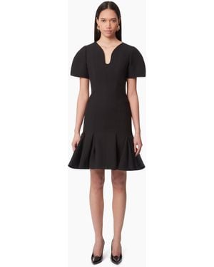 Nina Ricci Peplum Dress - Black