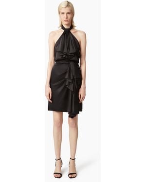 Nina Ricci Skirt With Asymmetrical Bow Detail - Black