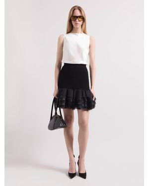Nina Ricci Wool Skirt - Multicolour