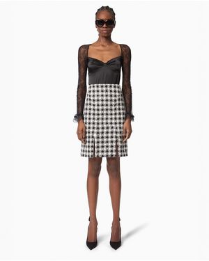 Nina Ricci Tweed Mini Skirt - White