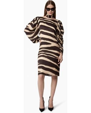 Nina Ricci Midi Satin Dress - White