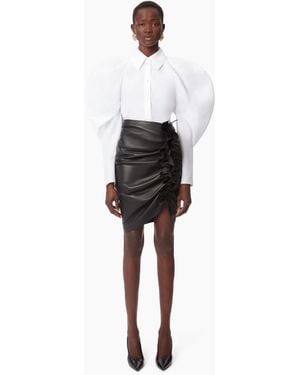 Nina Ricci Halter Shirt With Bow Detail - White