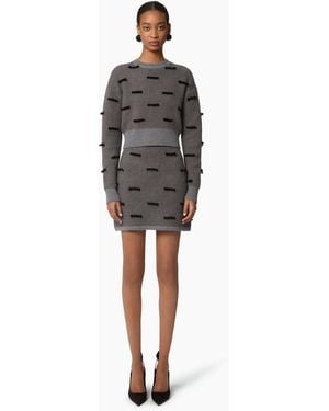 Nina Ricci Knit Sweater - Gray