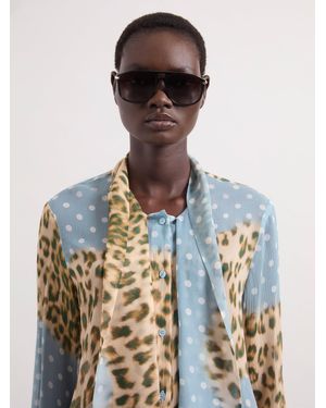 Nina Ricci Oversized Square Sunglasses - Multicolor